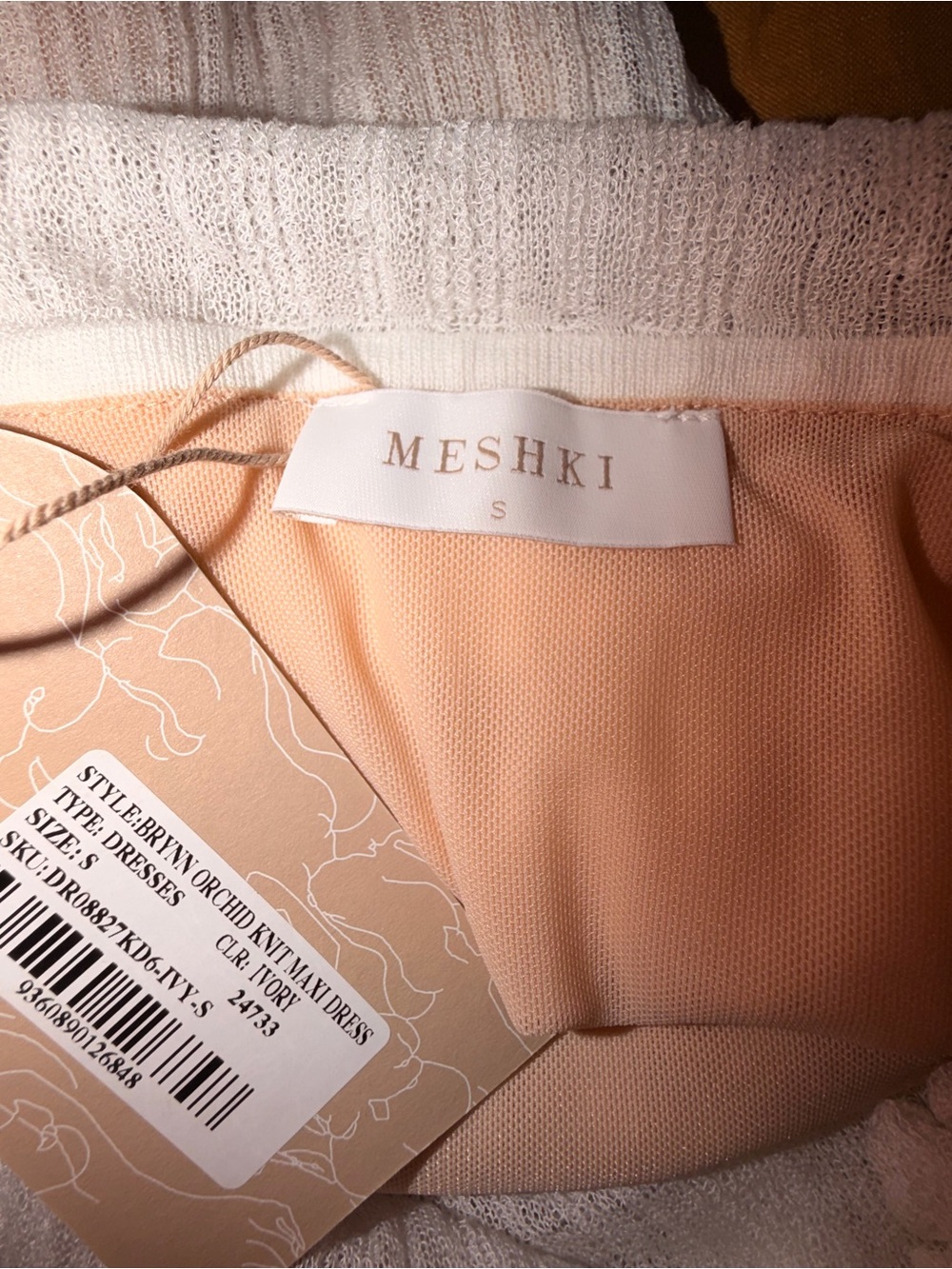 Meshki - Brynn Orchid Knit Maxi Dress. Size S. NWT. - Picture 10 of 10